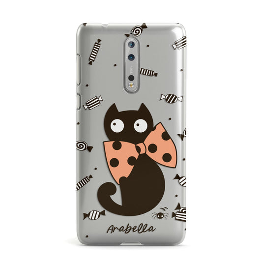 Personalised Halloween Cat Nokia Case