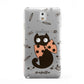 Personalised Halloween Cat Samsung Galaxy Note 3 Case