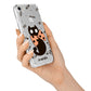 Personalised Halloween Cat iPhone 7 Bumper Case on Silver iPhone Alternative Image