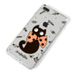 Personalised Halloween Cat iPhone 8 Plus Bumper Case on Silver iPhone Alternative Image