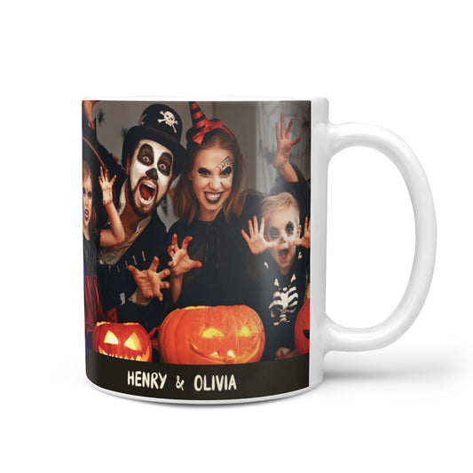 Personalised Halloween Colours Photo 10oz Mug