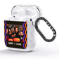 Personalised Halloween Colours Photo AirPods Glitter Case Side Image