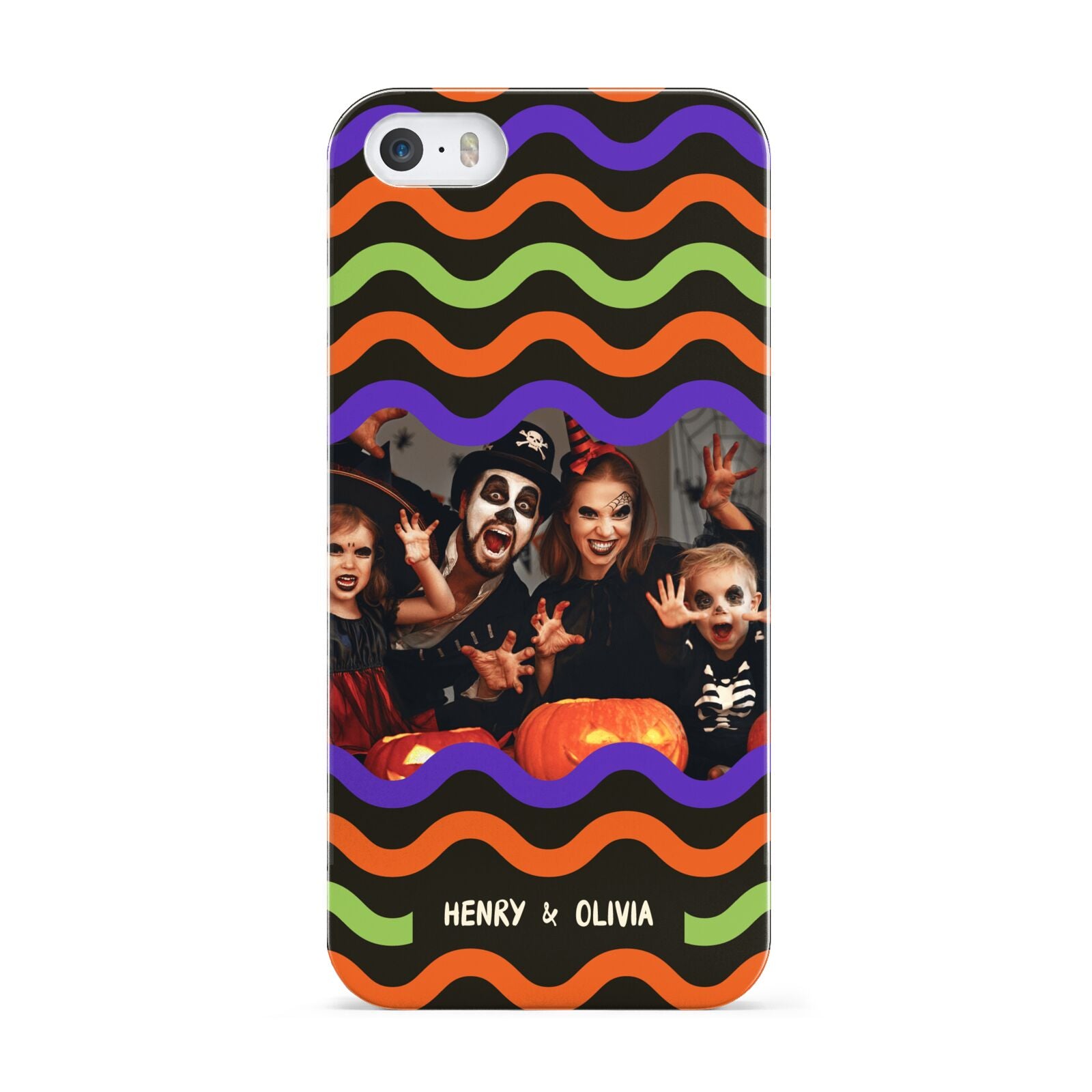 Personalised Halloween Colours Photo Apple iPhone 5 Case