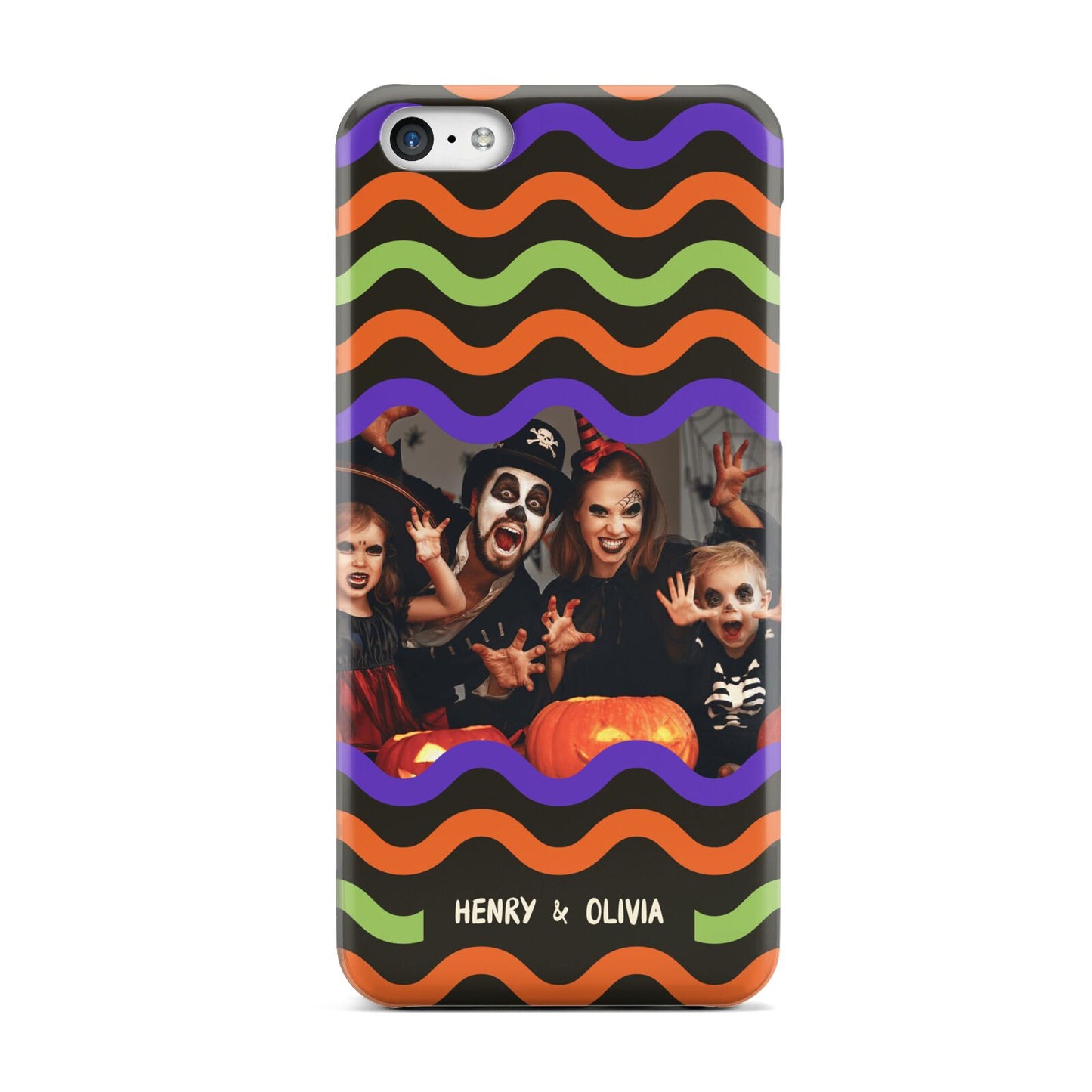 Personalised Halloween Colours Photo Apple iPhone 5c Case