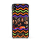 Personalised Halloween Colours Photo Apple iPhone Xs Max Impact Case Black Edge on Black Phone