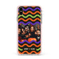 Personalised Halloween Colours Photo Apple iPhone Xs Max Impact Case Pink Edge on Gold Phone