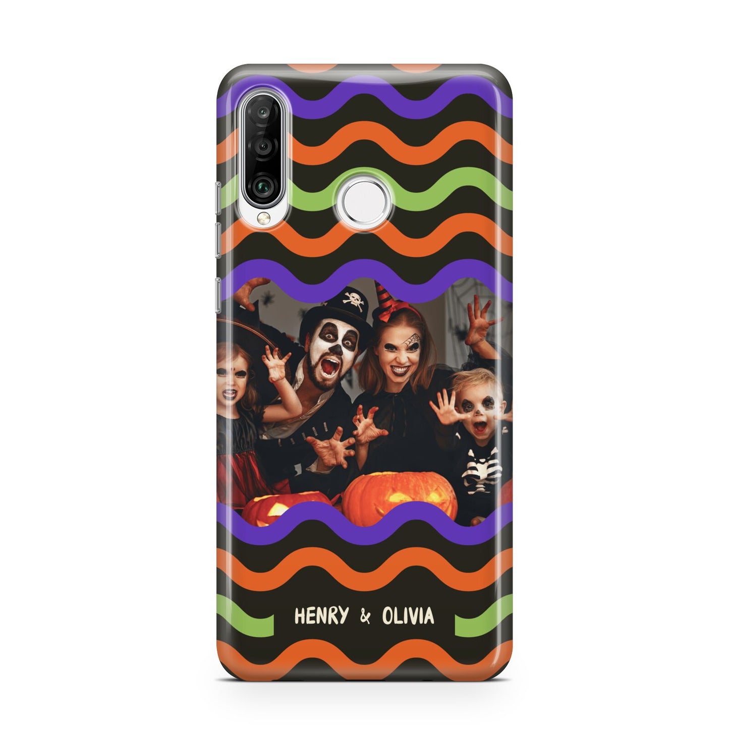 Personalised Halloween Colours Photo Huawei P30 Lite Phone Case