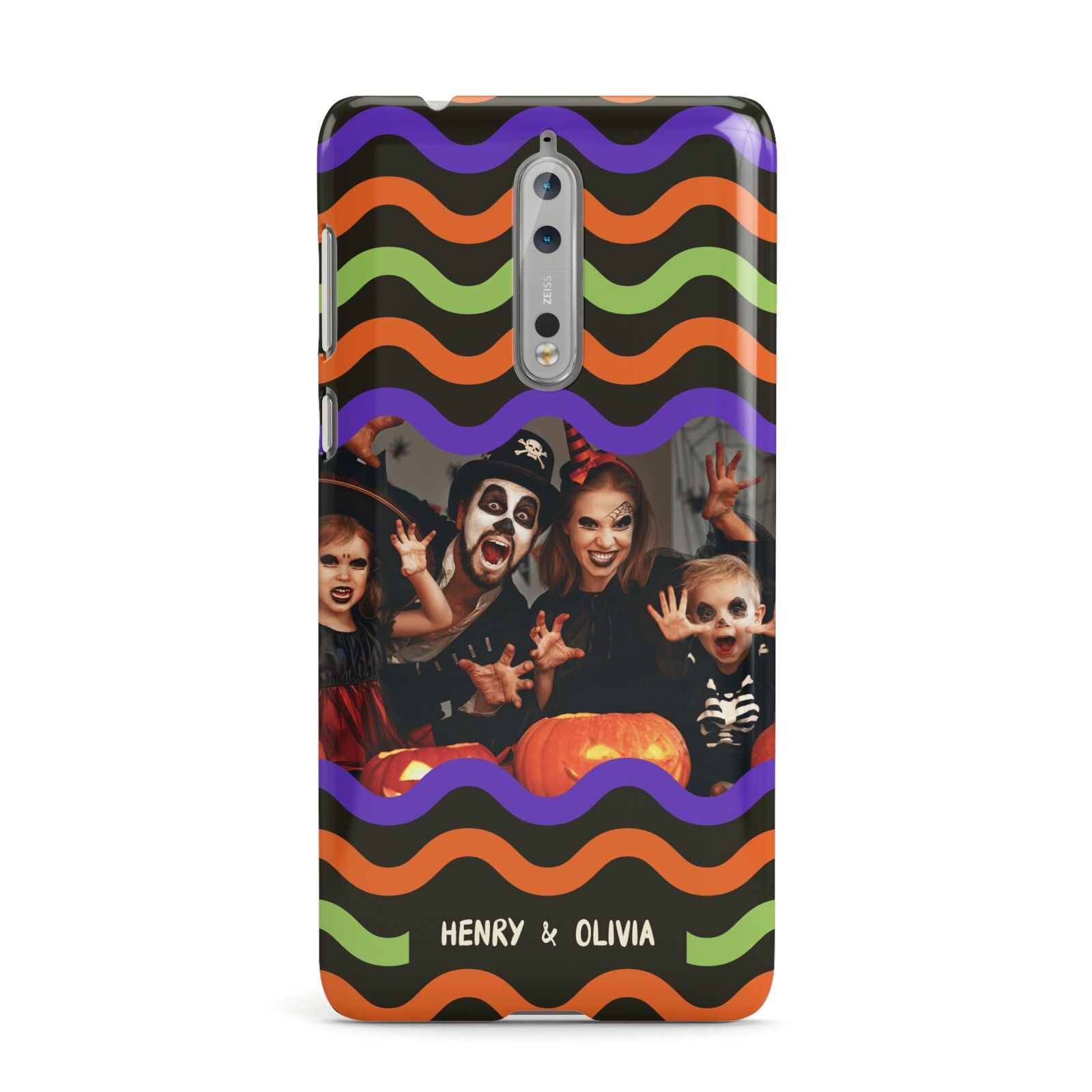 Personalised Halloween Colours Photo Nokia Case