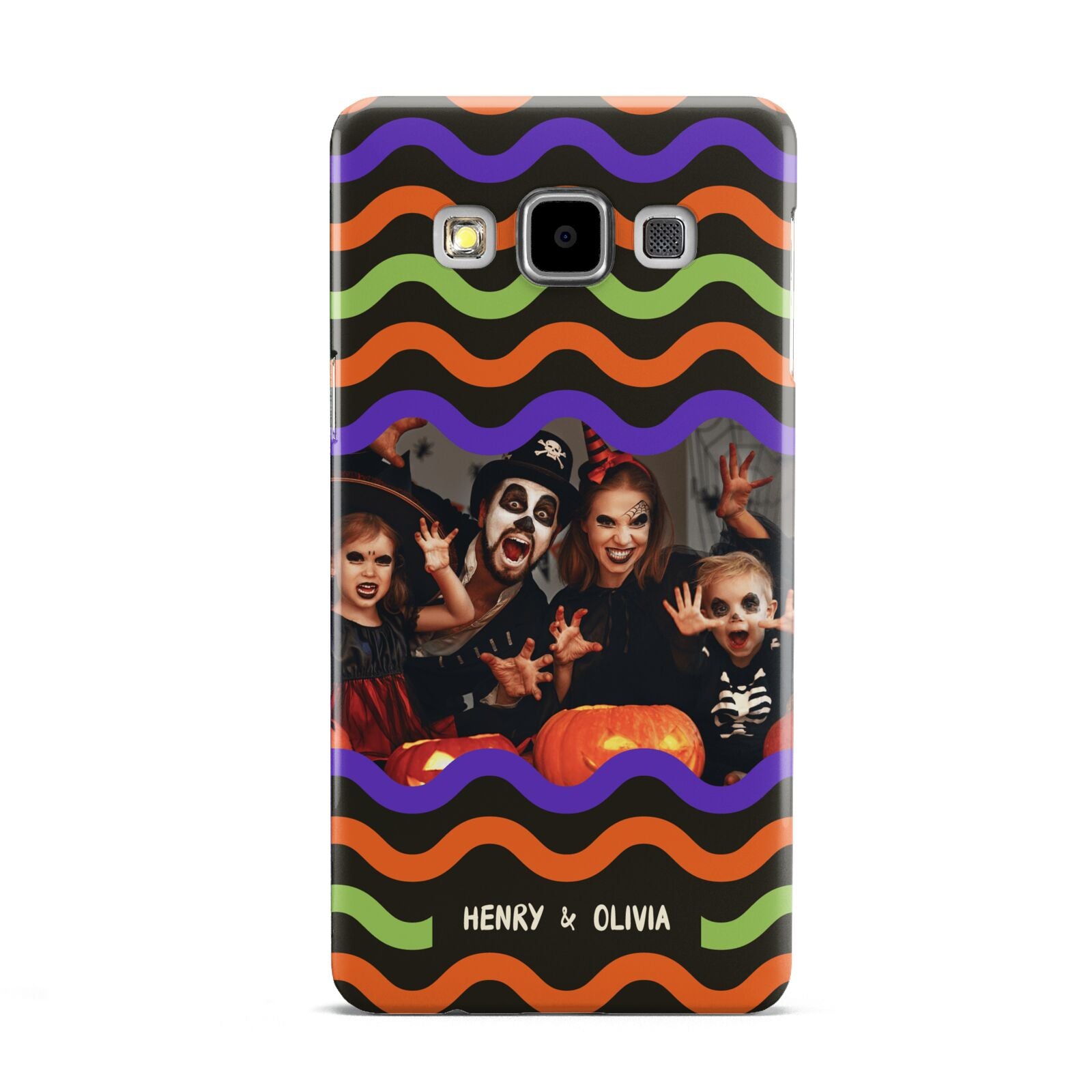 Personalised Halloween Colours Photo Samsung Galaxy A5 Case