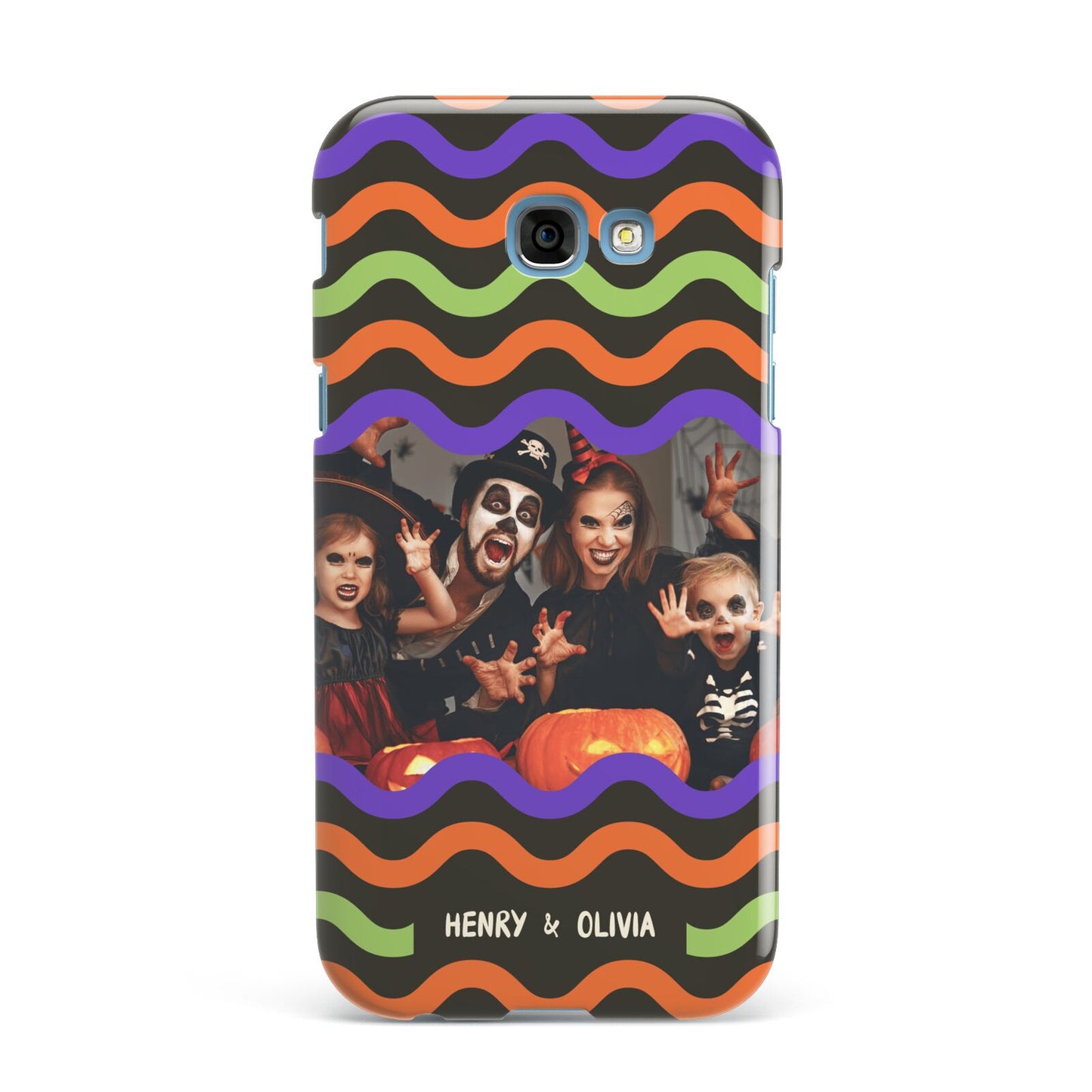 Personalised Halloween Colours Photo Samsung Galaxy A7 2017 Case