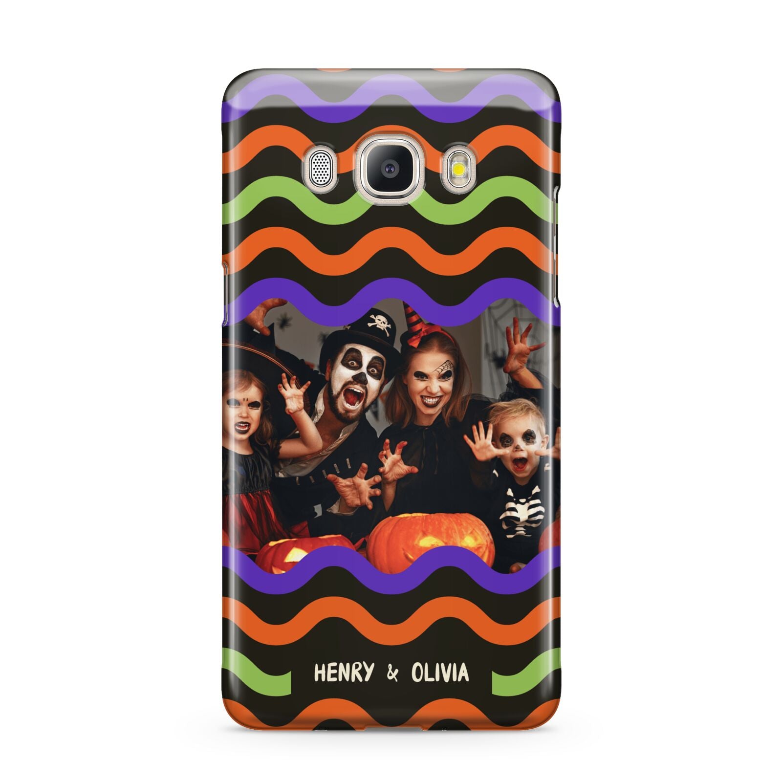 Personalised Halloween Colours Photo Samsung Galaxy J5 2016 Case