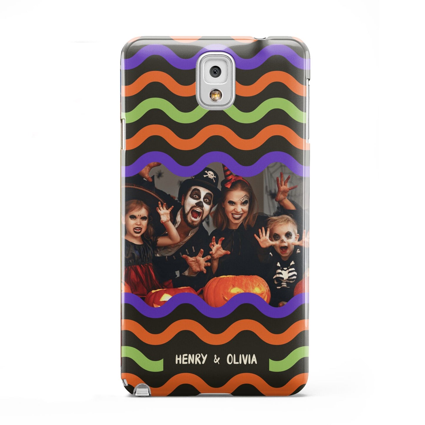 Personalised Halloween Colours Photo Samsung Galaxy Note 3 Case