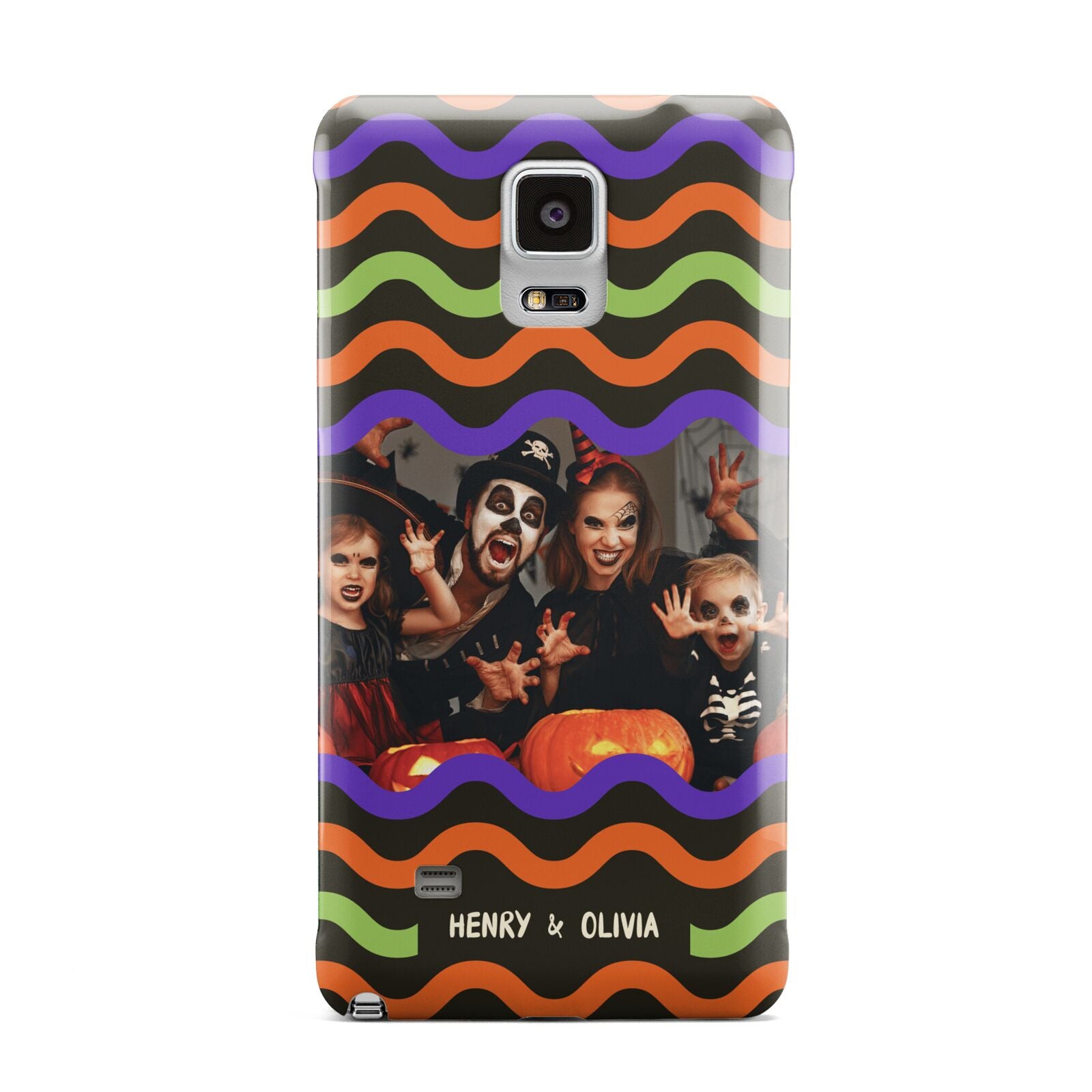Personalised Halloween Colours Photo Samsung Galaxy Note 4 Case