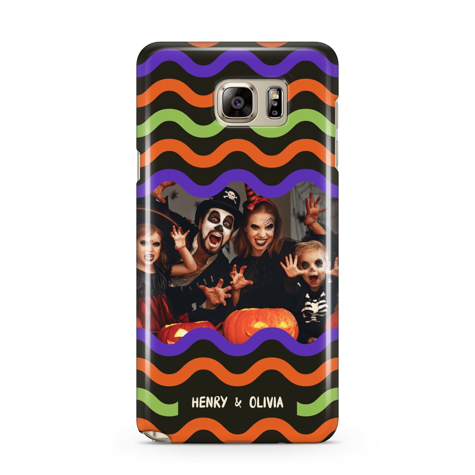 Personalised Halloween Colours Photo Samsung Galaxy Note 5 Case