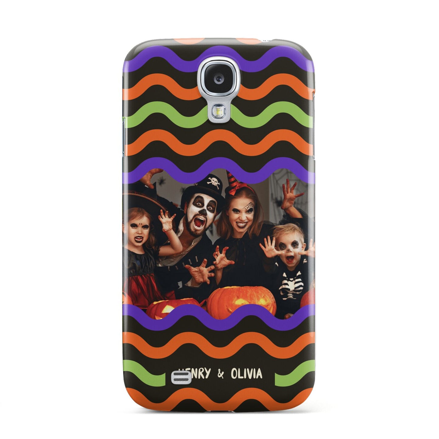 Personalised Halloween Colours Photo Samsung Galaxy S4 Case