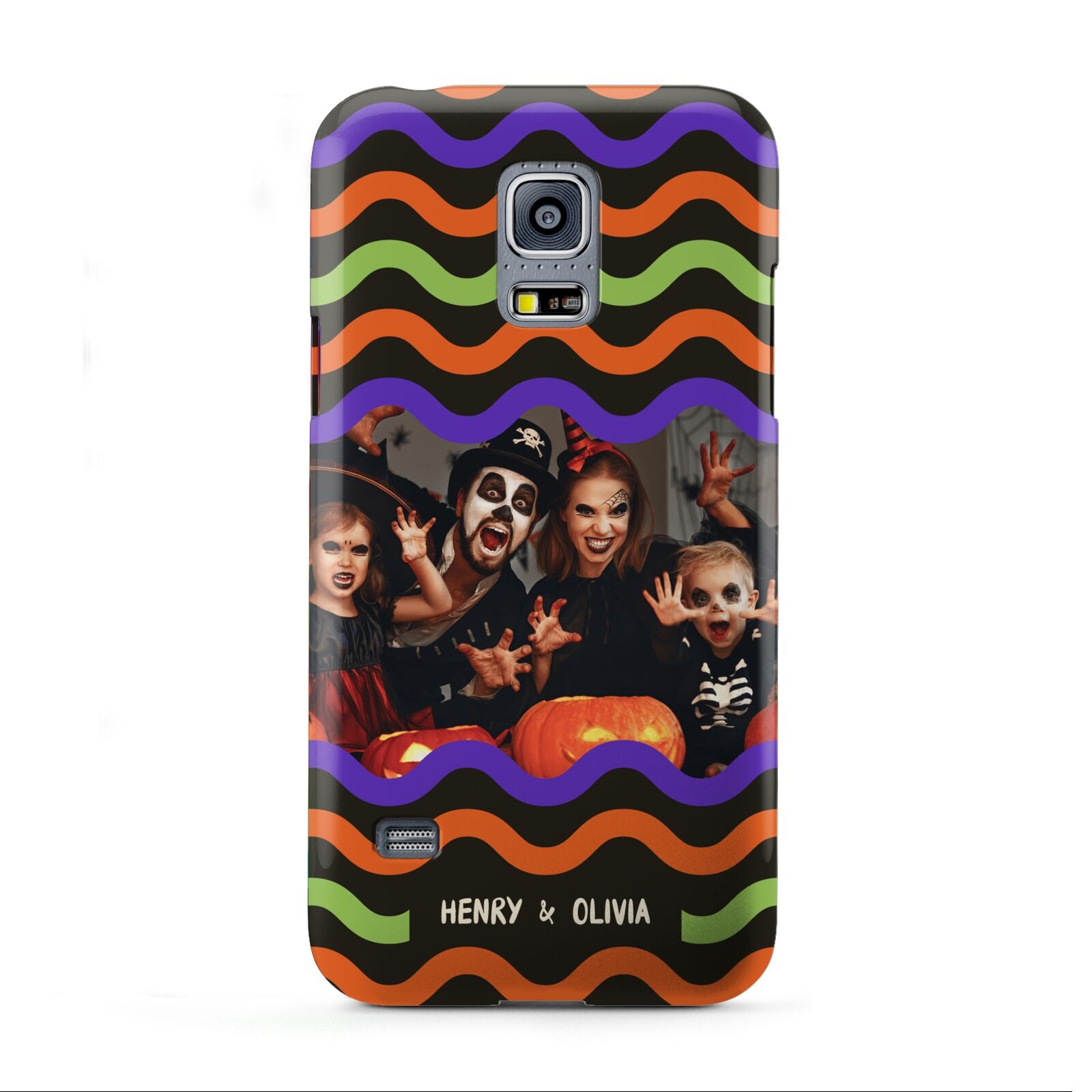 Personalised Halloween Colours Photo Samsung Galaxy S5 Mini Case