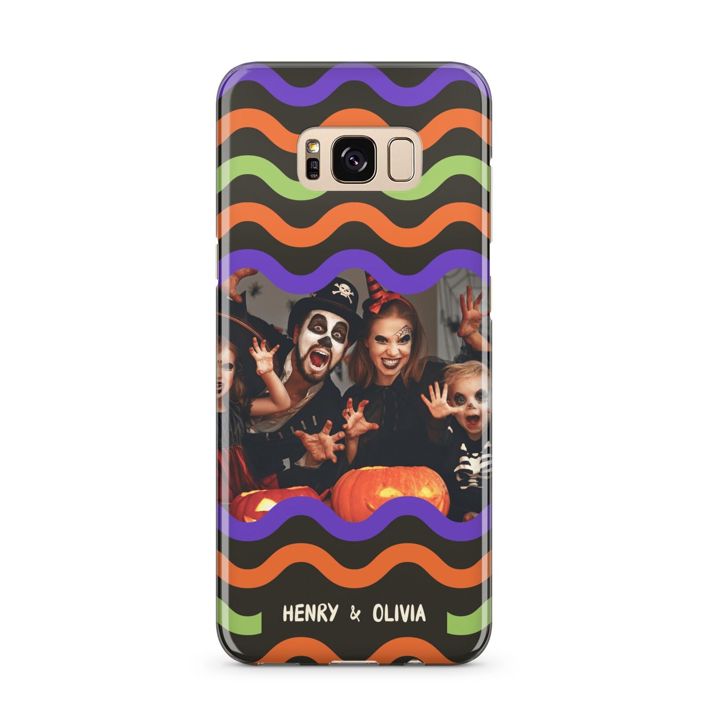 Personalised Halloween Colours Photo Samsung Galaxy S8 Plus Case