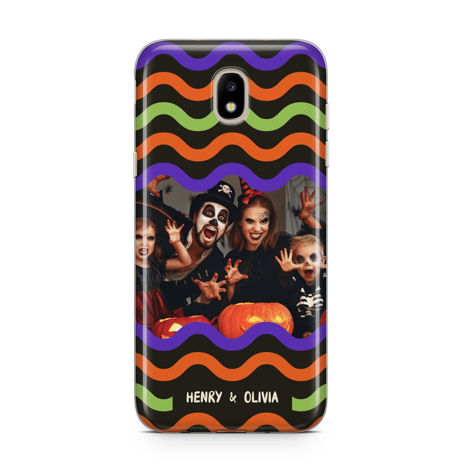 Personalised Halloween Colours Photo Samsung J5 2017 Case
