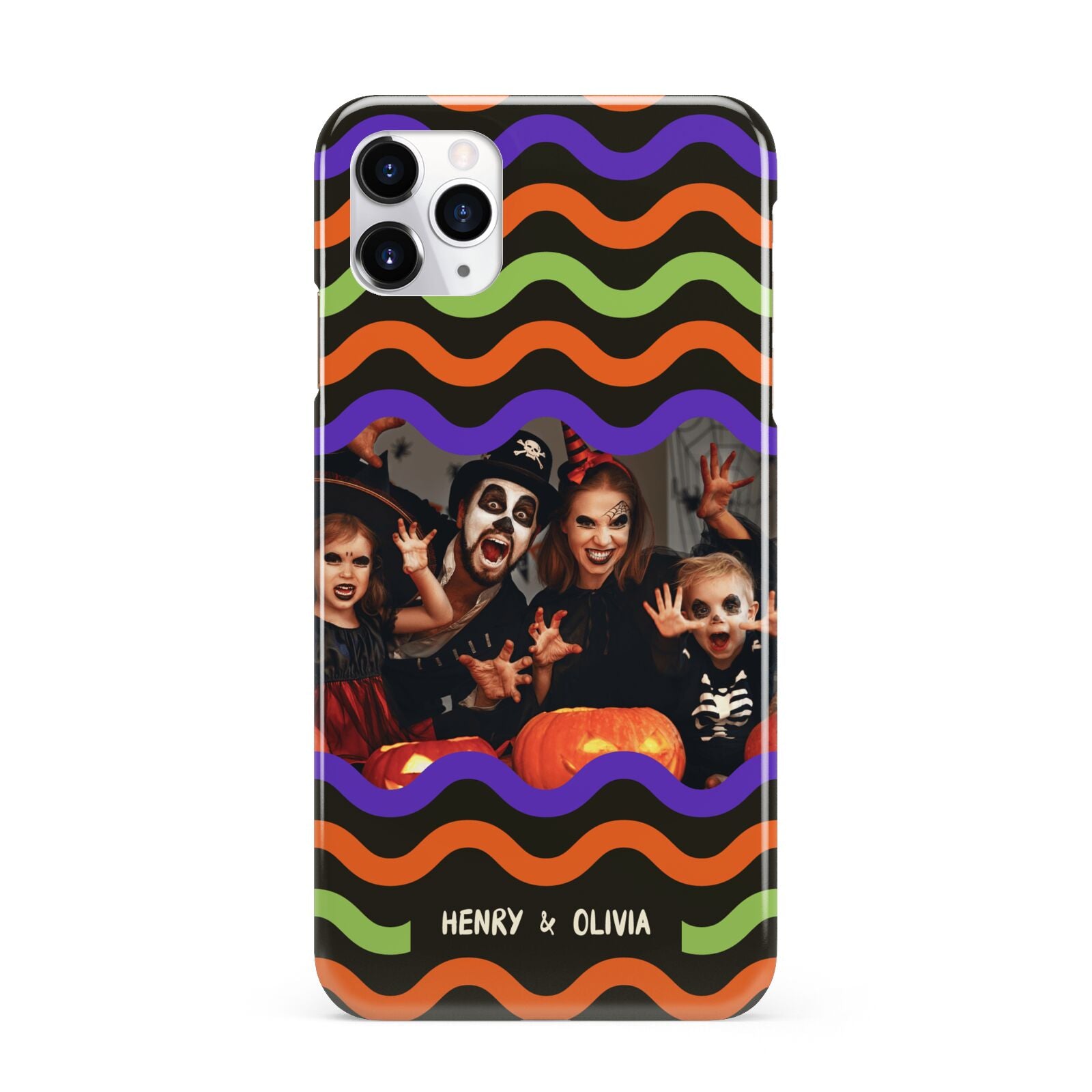 Personalised Halloween Colours Photo iPhone 11 Pro Max 3D Snap Case