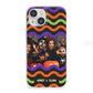 Personalised Halloween Colours Photo iPhone 13 Mini Clear Bumper Case