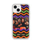Personalised Halloween Colours Photo iPhone 14 Clear Tough Case Starlight