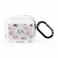 Personalised Halloween Floral AirPods Clear Case 3rd Gen
