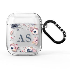 Personalised Halloween Floral AirPods Case