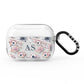 Personalised Halloween Floral AirPods Pro Clear Case