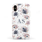 Personalised Halloween Floral Apple iPhone XS 3D Tough