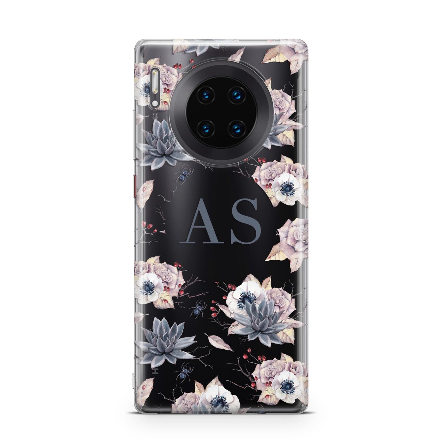 Personalised Halloween Floral Huawei Mate 30 Pro Phone Case