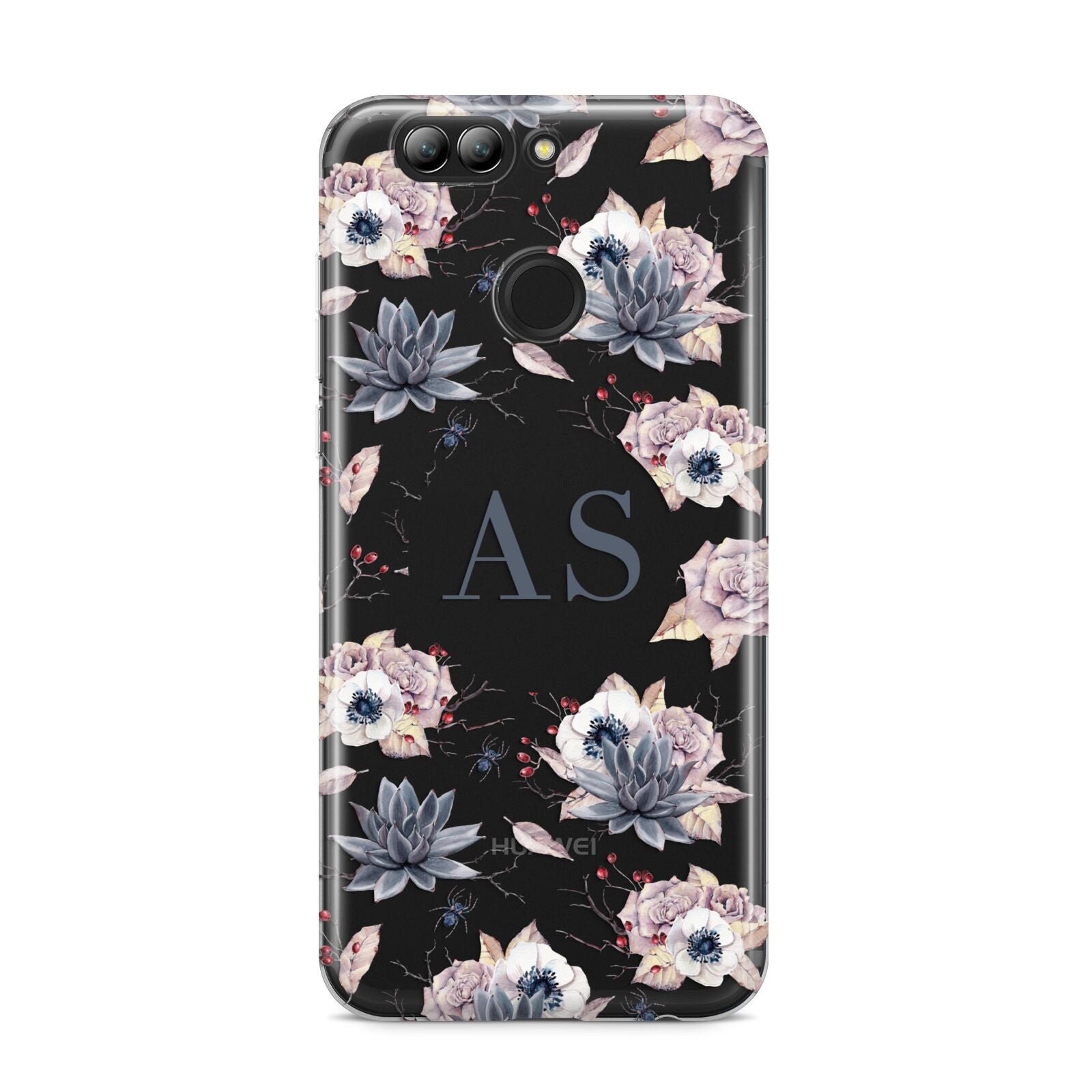 Personalised Halloween Floral Huawei Nova 2s Phone Case