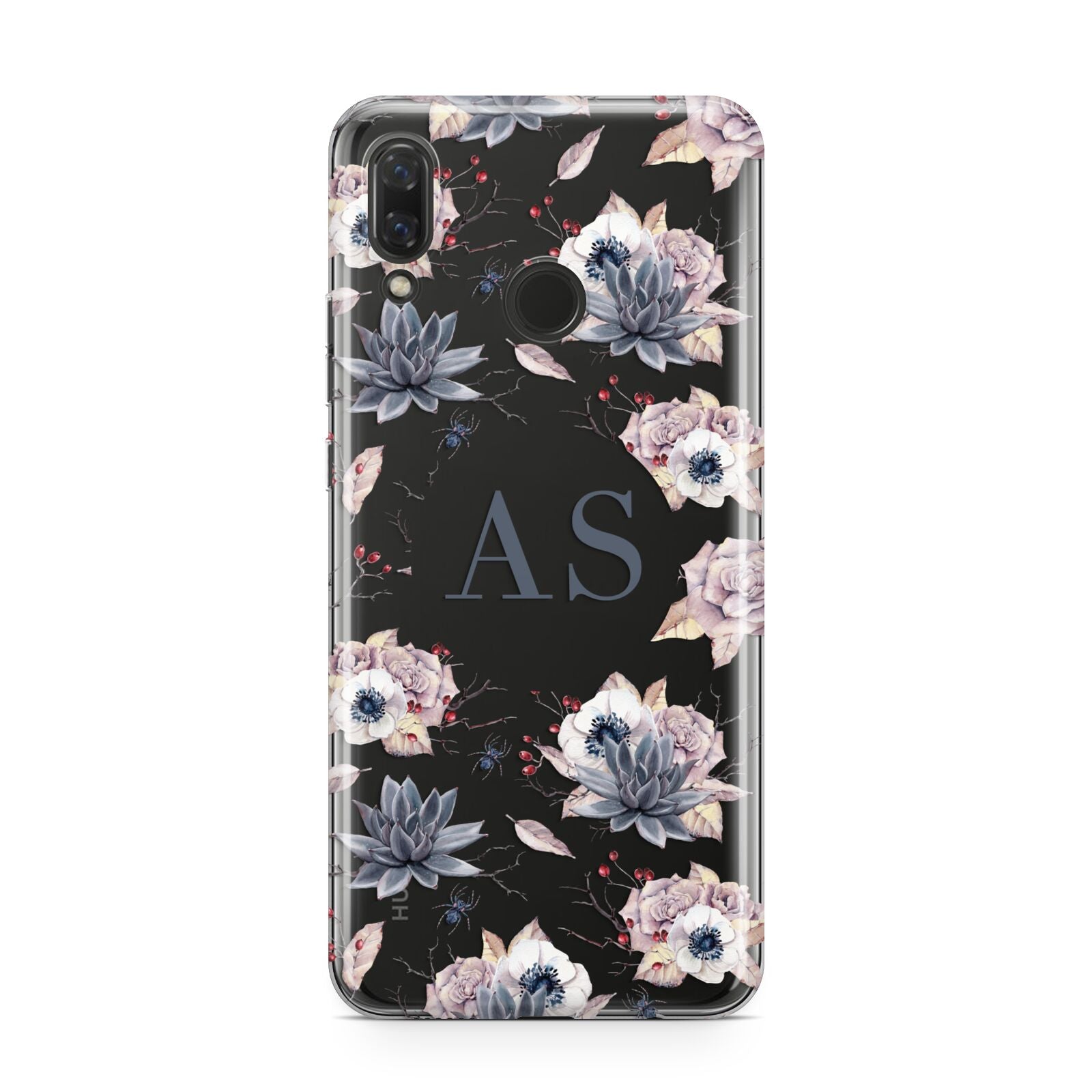 Personalised Halloween Floral Huawei Nova 3 Phone Case