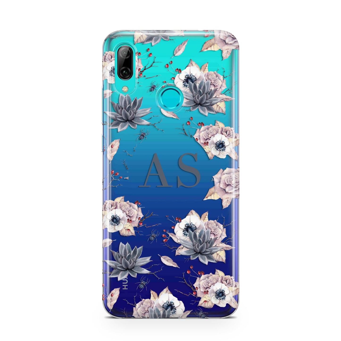 Personalised Halloween Floral Huawei P Smart 2019 Case