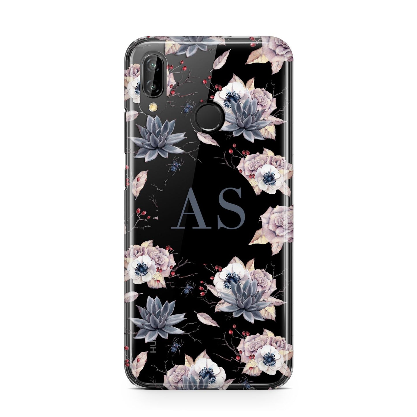 Personalised Halloween Floral Huawei P20 Lite Phone Case