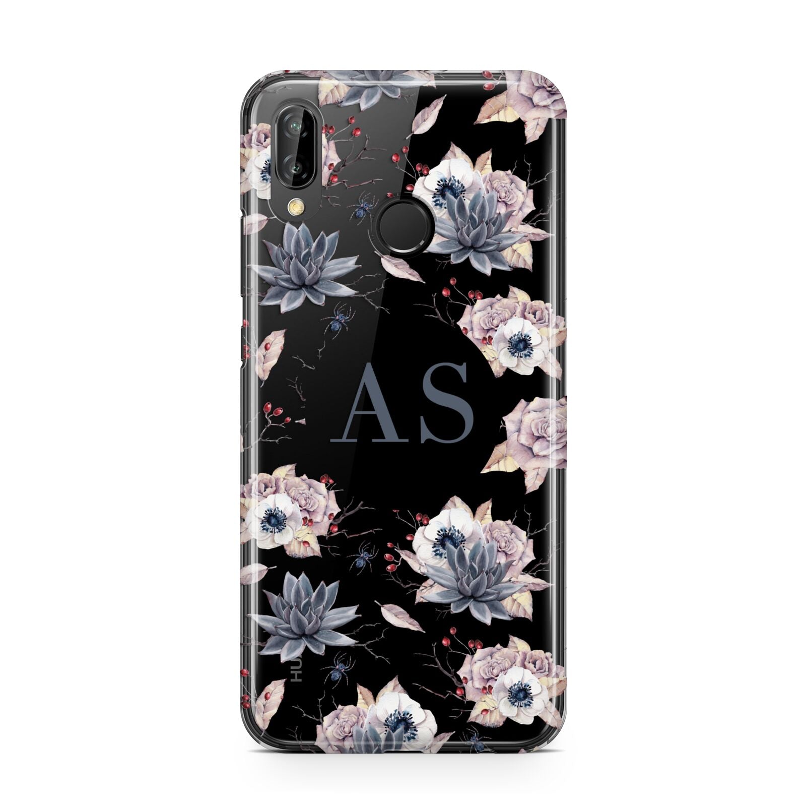 Personalised Halloween Floral Huawei P20 Lite Phone Case