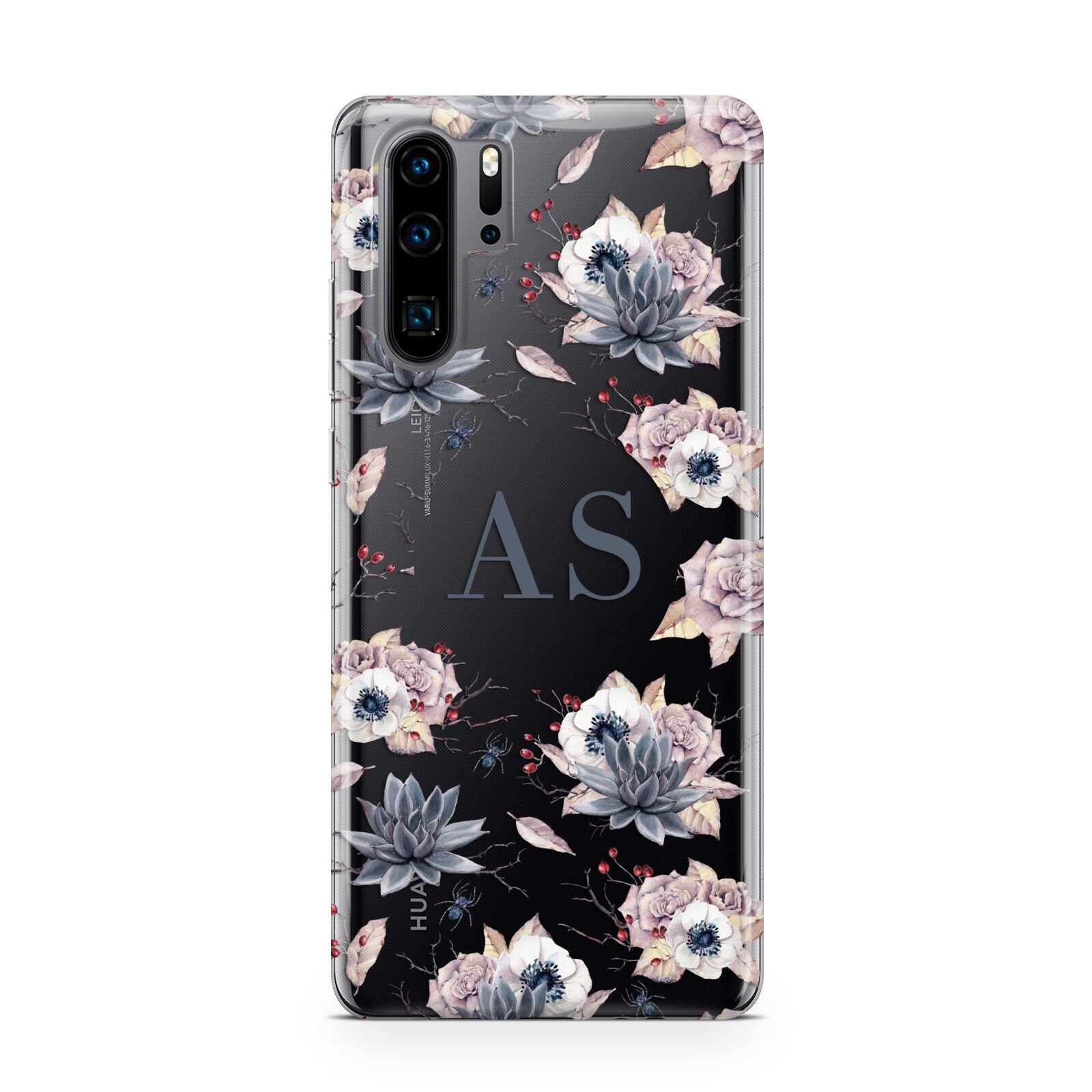 Personalised Halloween Floral Huawei P30 Pro Phone Case