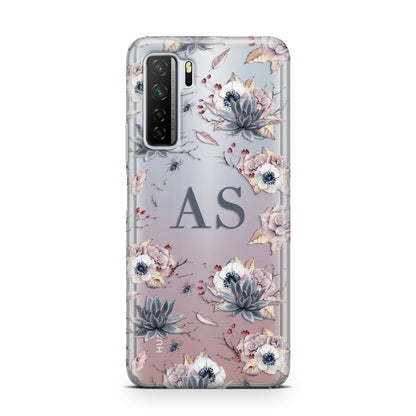 Personalised Halloween Floral Huawei P40 Lite 5G Phone Case