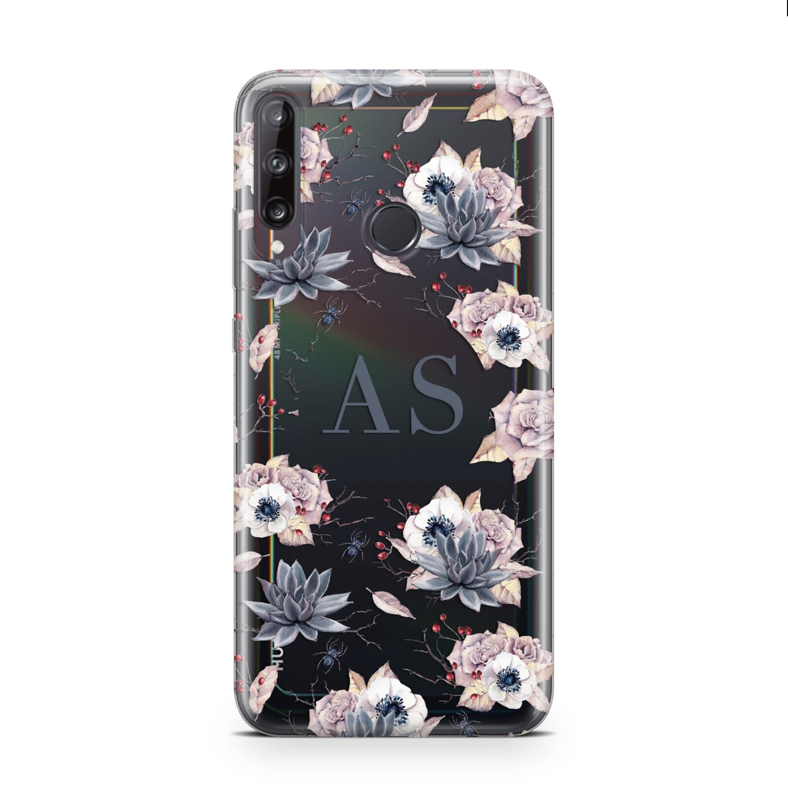 Personalised Halloween Floral Huawei P40 Lite E Phone Case