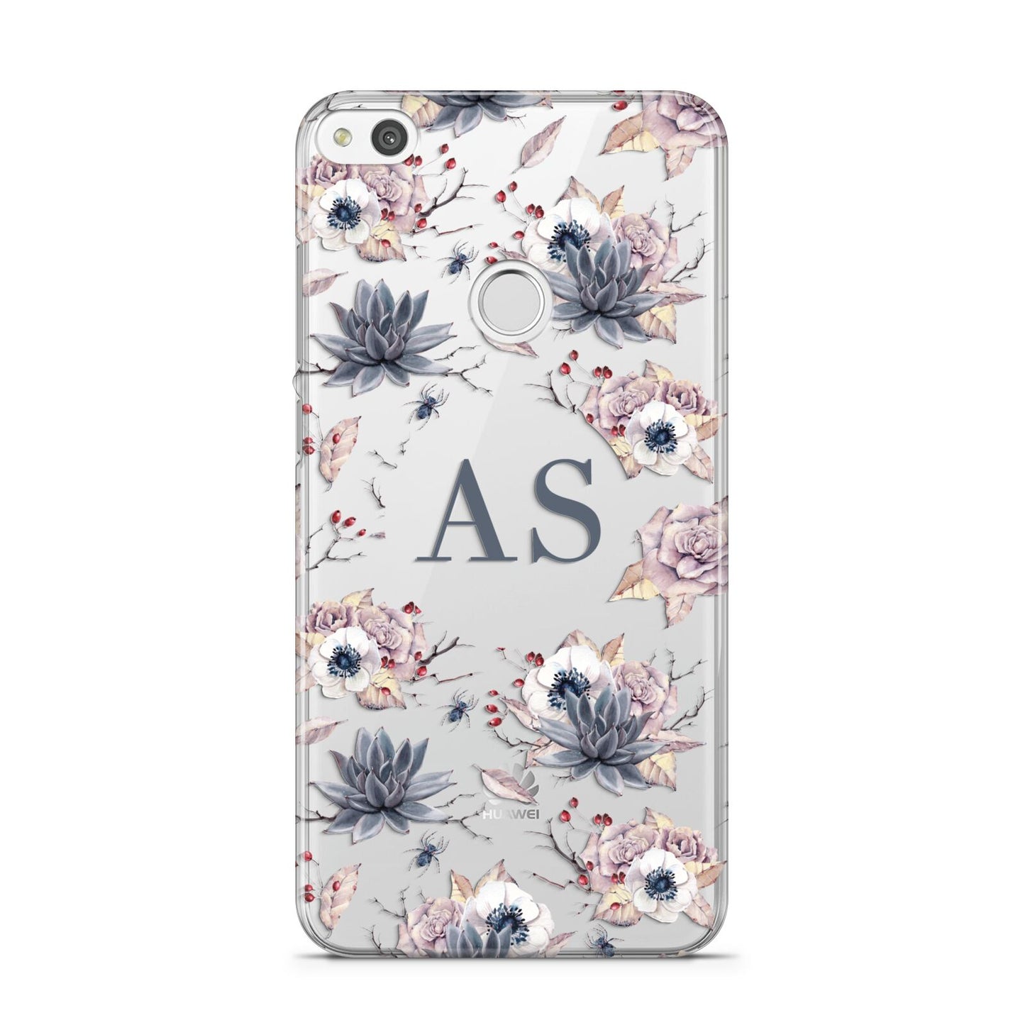 Personalised Halloween Floral Huawei P8 Lite Case