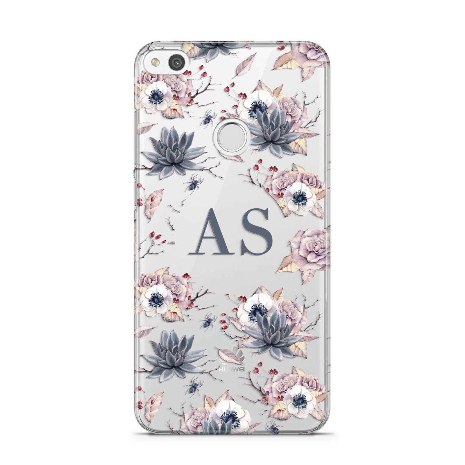 Personalised Halloween Floral Huawei P8 Lite Case