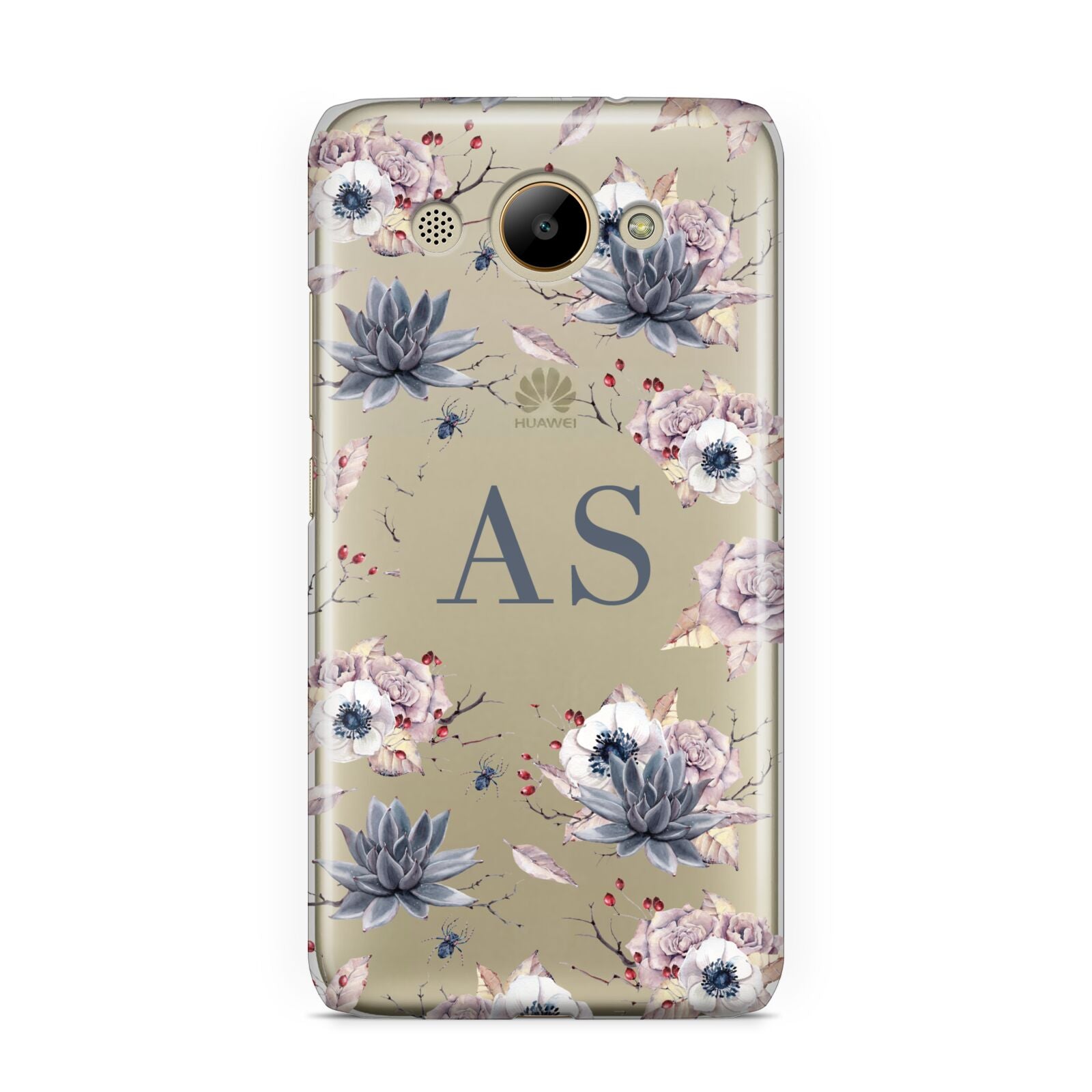 Personalised Halloween Floral Huawei Y3 2017
