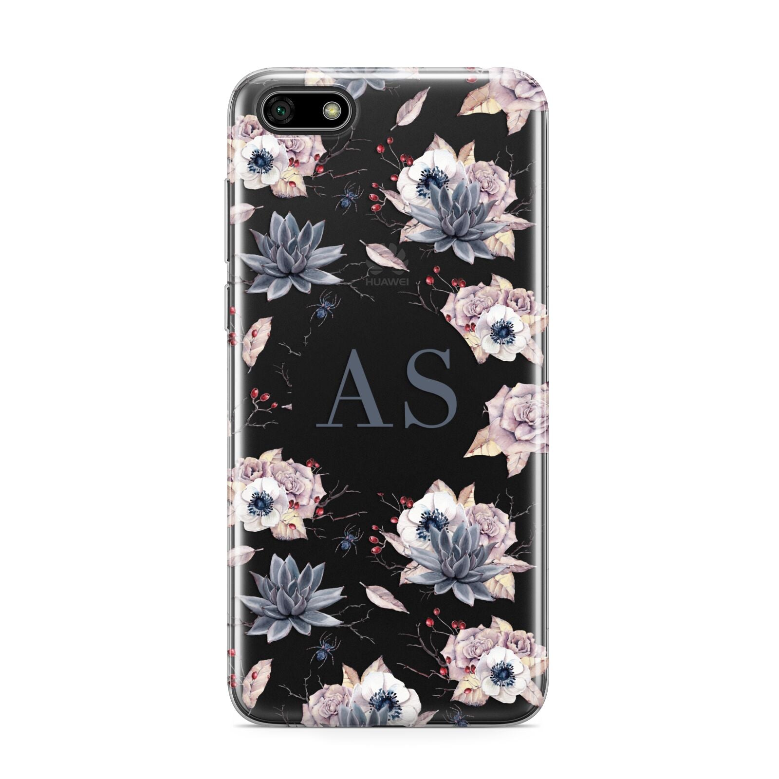 Personalised Halloween Floral Huawei Y5 Prime 2018 Phone Case