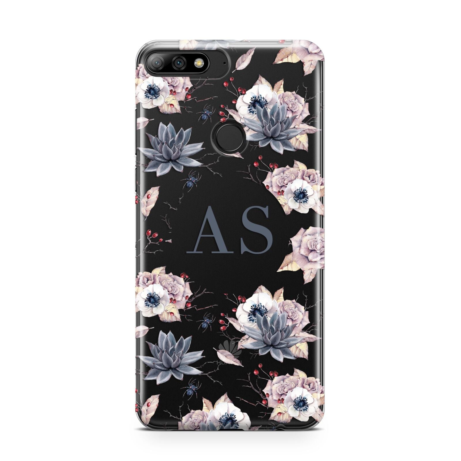 Personalised Halloween Floral Huawei Y7 2018