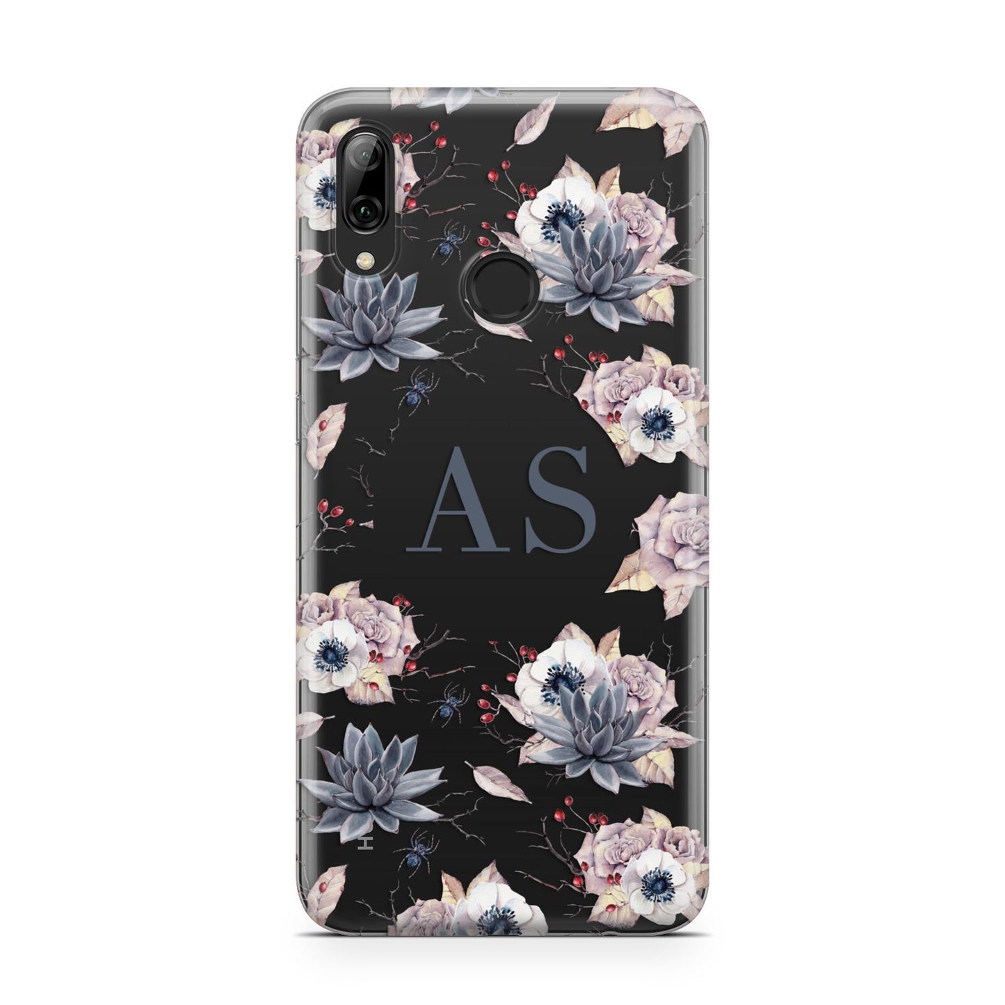 Personalised Halloween Floral Huawei Y7 2019