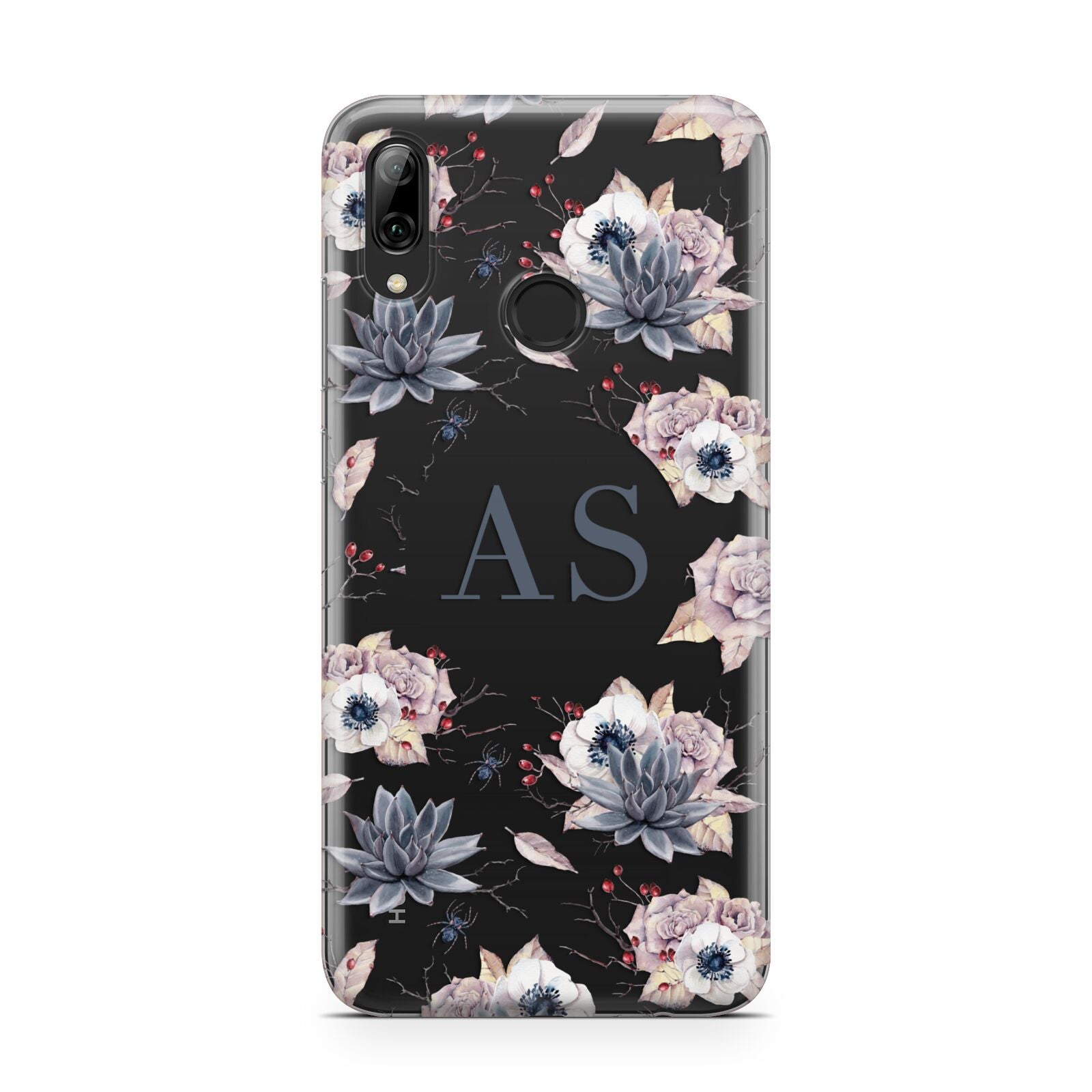 Personalised Halloween Floral Huawei Y7 2019