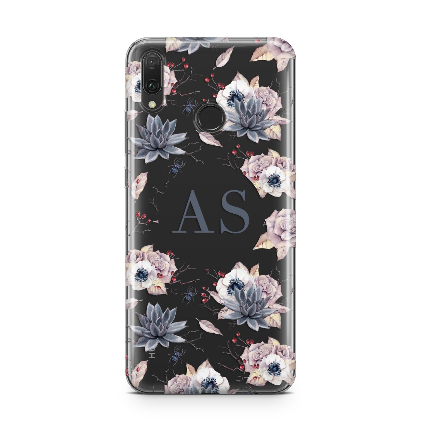 Personalised Halloween Floral Huawei Y9 2019
