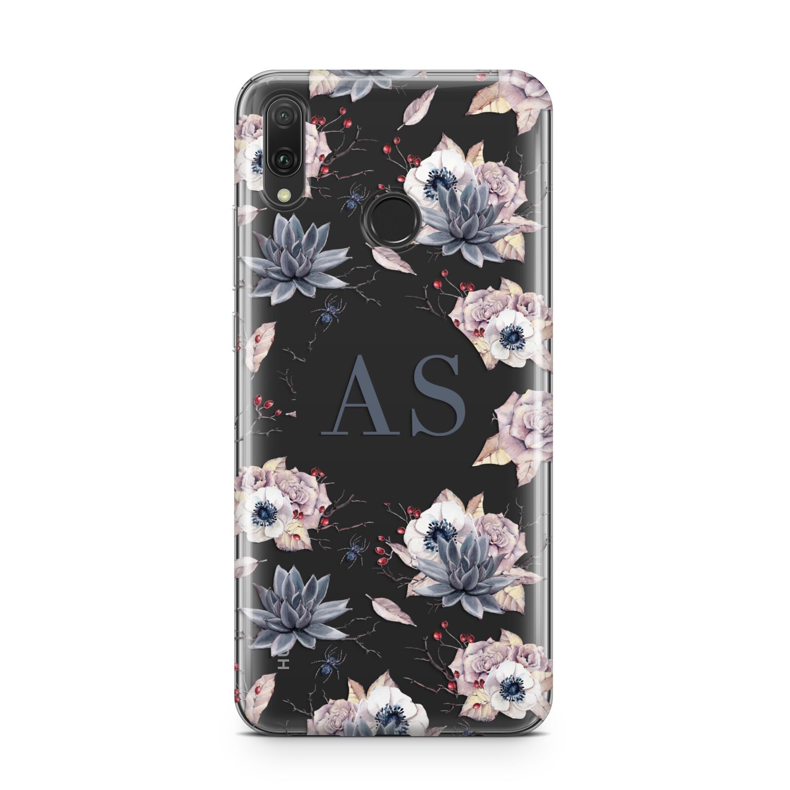 Personalised Halloween Floral Huawei Y9 2019