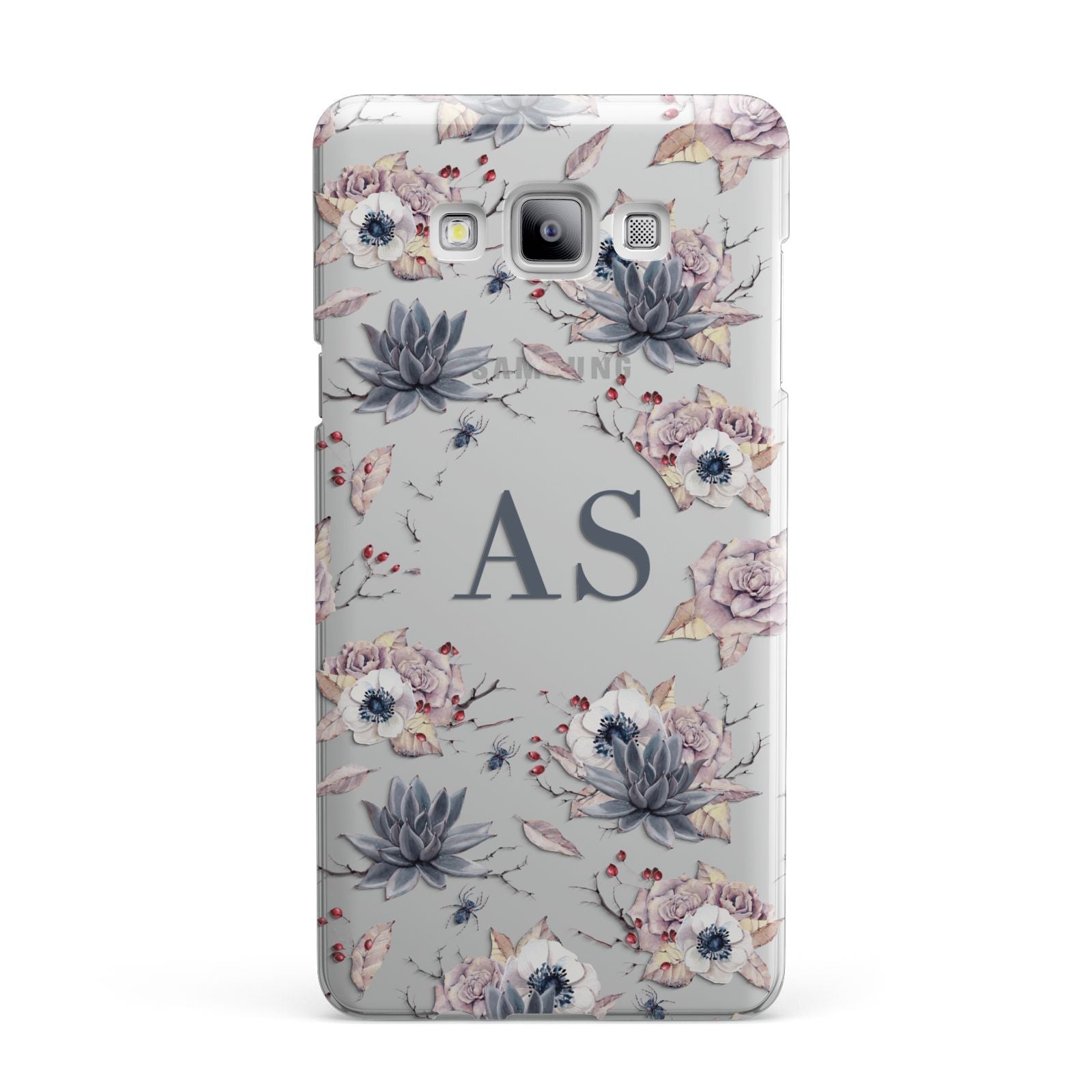 Personalised Halloween Floral Samsung Galaxy A7 2015 Case
