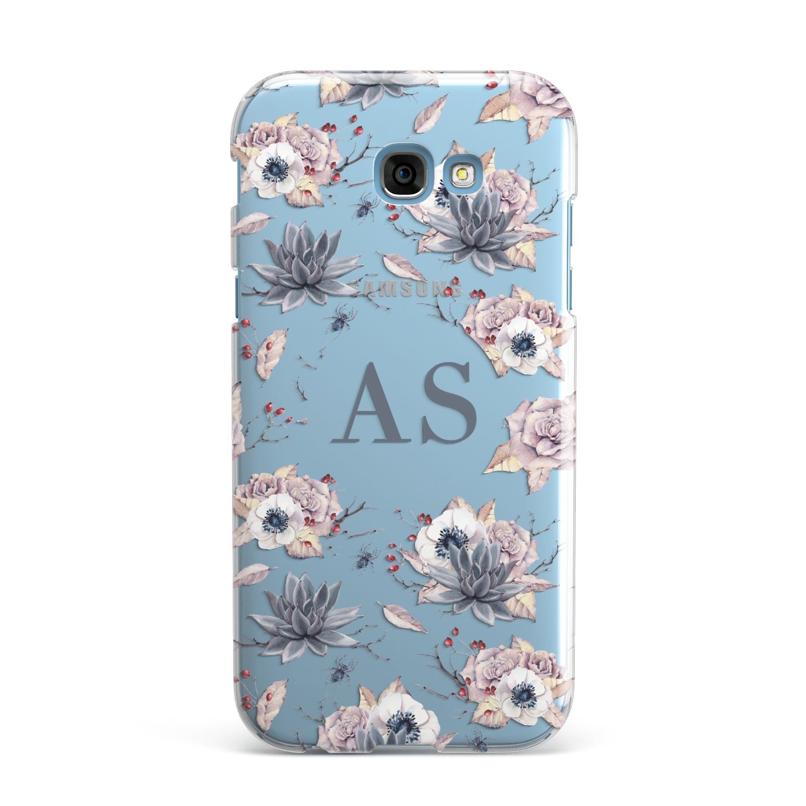 Personalised Halloween Floral Samsung Galaxy A7 2017 Case