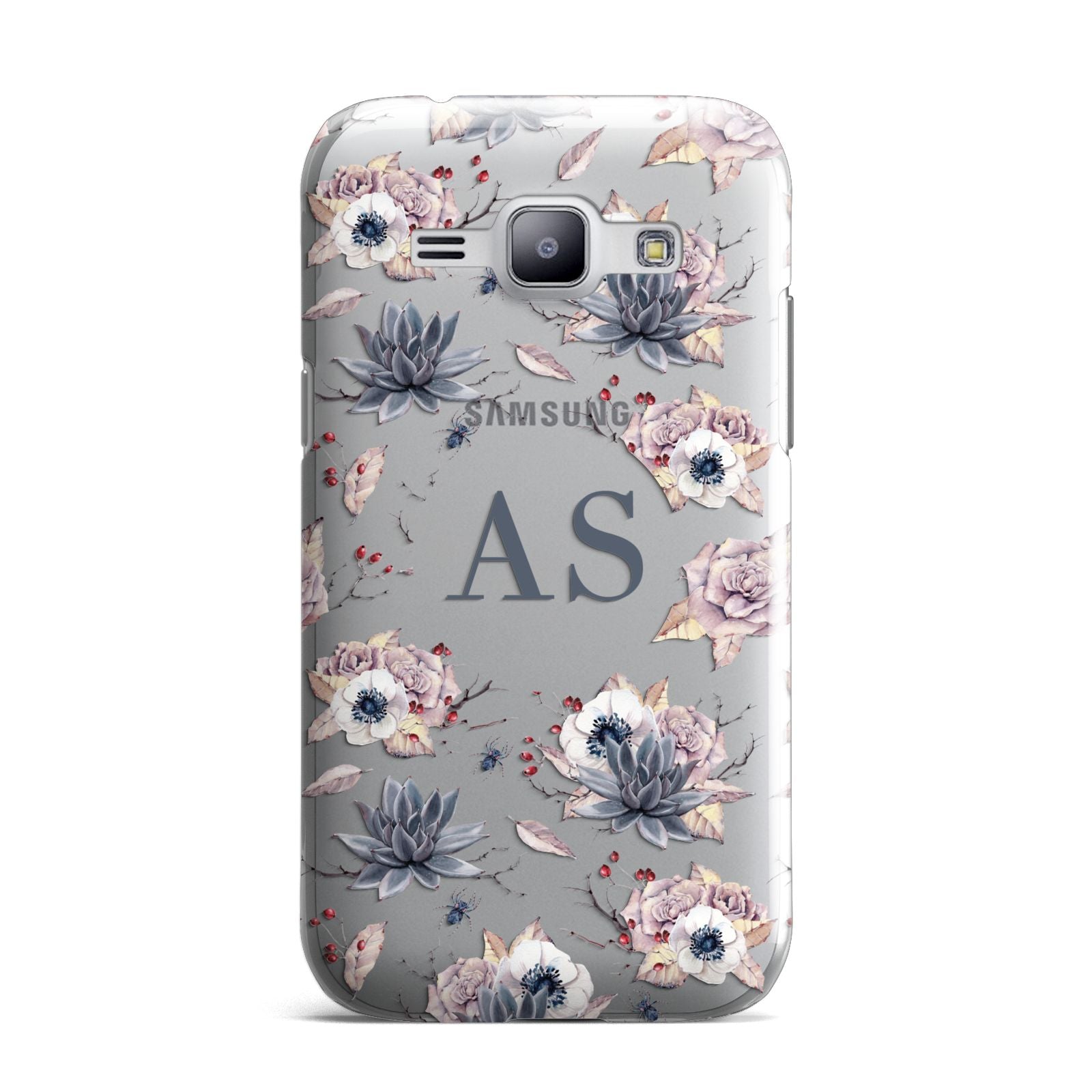 Personalised Halloween Floral Samsung Galaxy J1 2015 Case